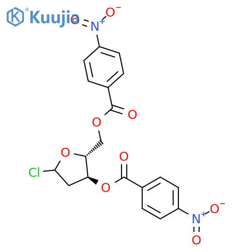 1-Chloro-2-deoxy-3,5-di-O-p-nitrobenzoyl-D-ribofuranose structure