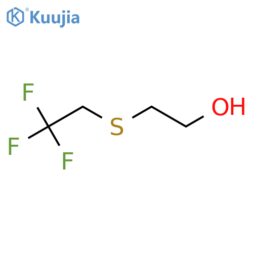 2-(2,2,2-trifluoroethyl)sulfanylethan-1-ol structure