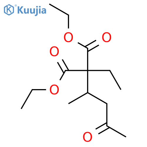 Ethyl(1-methyl-3-oxobutyl)-malonic Acid Diethyl Ester structure