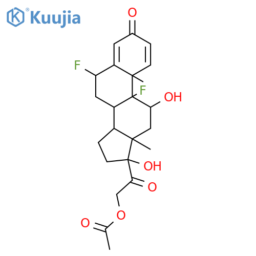 6a,9a-Difluoroprednisolone 21-Acetate structure