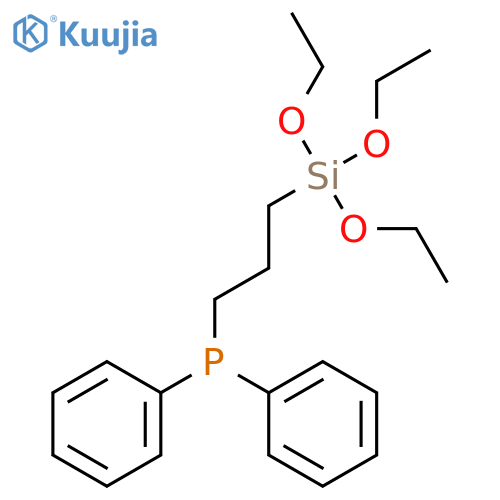 Phosphine, diphenyl[3-(triethoxysilyl)propyl]- structure
