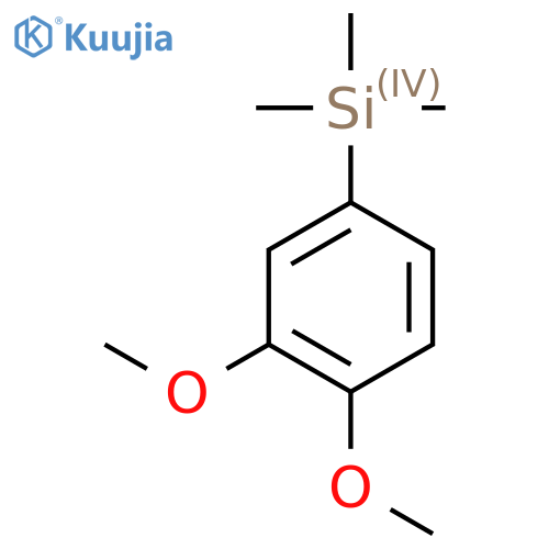 1-(Trimethylsilyl)-3,4-dimethoxybenzene structure