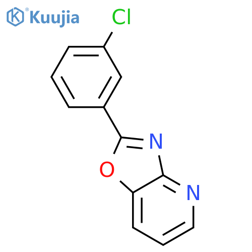 2-(3-Chlorophenyl)oxazolo[4,5-b]pyridine structure