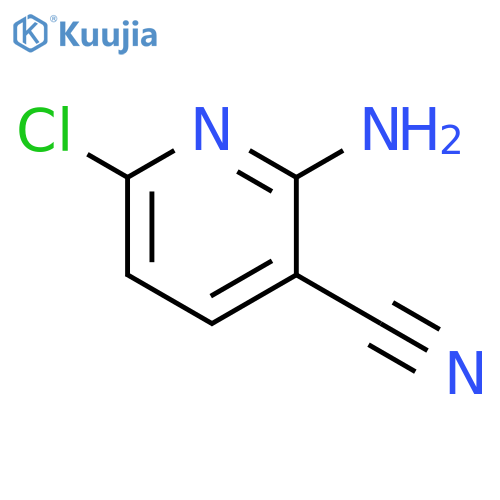 2-Amino-6-chloronicotinonitrile structure