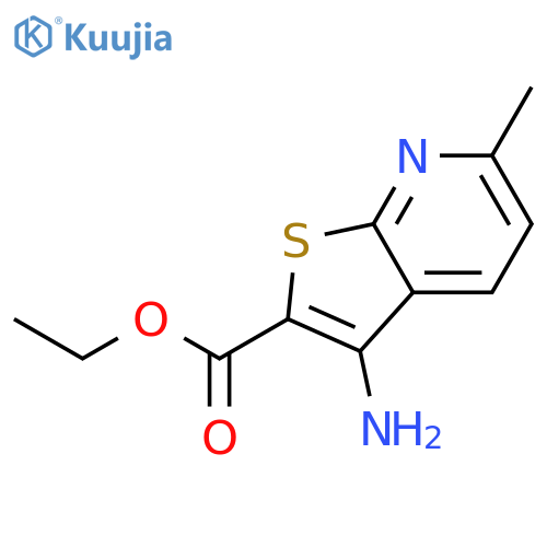Ethyl 3-Amino-6-methylthieno2,3-bpyridine-2-carboxylate structure