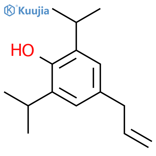 Phenol, 2,6-bis(1-methylethyl)-4-(2-propenyl)- structure