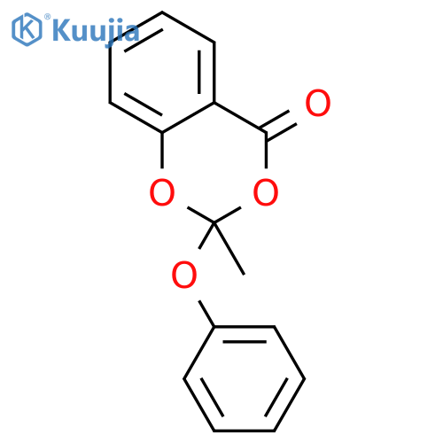 4H-1,3-Benzodioxin-4-one,2-methyl-2-phenoxy- structure