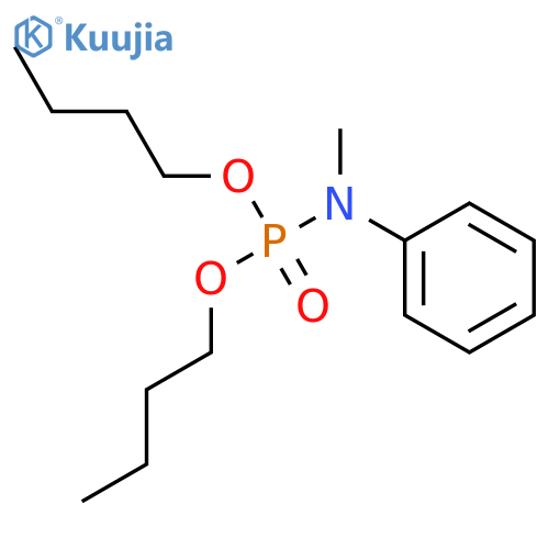 dibutyl methyl(phenyl)phosphoramidate structure