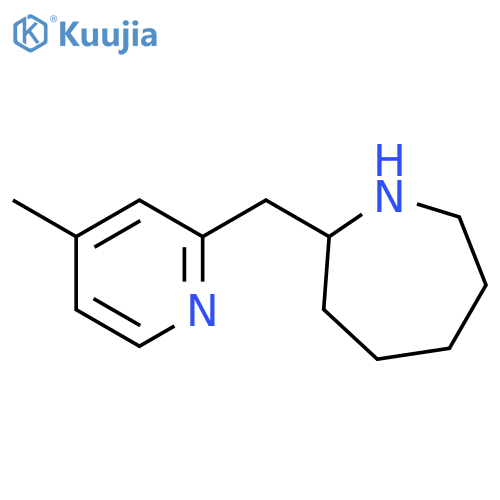 2-(4-methylpyridin-2-yl)methylazepane structure