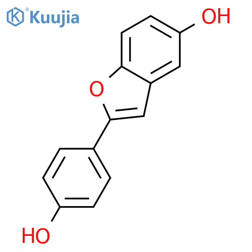 2-(4-Hydroxyphenyl)-5-benzofuranol structure
