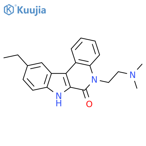 6H-Indolo[2,3-c]quinolin-6-one,5-[2-(dimethylamino)ethyl]-10-ethyl-5,7-dihydro- structure