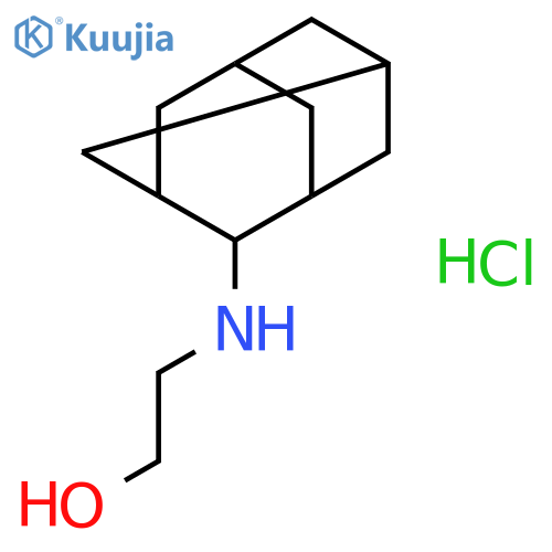 Ethanol, 2-(2-adamantylamino)-, HCl structure