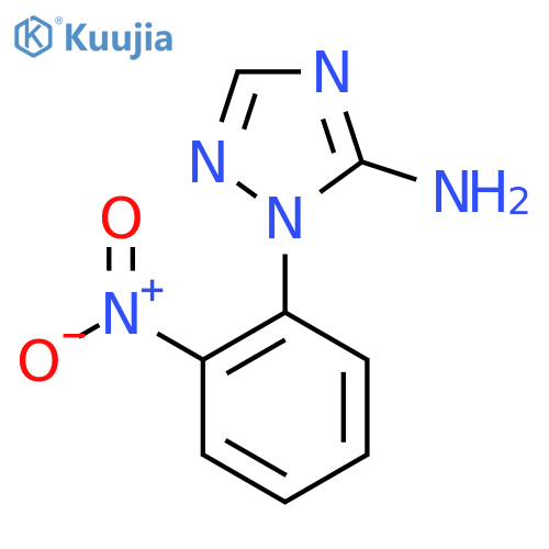 2-(2-Nitrophenyl)-1,2,4-triazol-3-amine structure