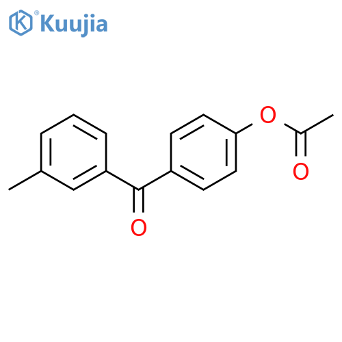 [4-(3-methylbenzoyl)phenyl] Acetate structure