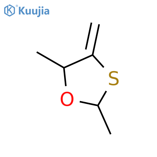1,3-Oxathiolane, 2,5-dimethyl-4-methylene- structure
