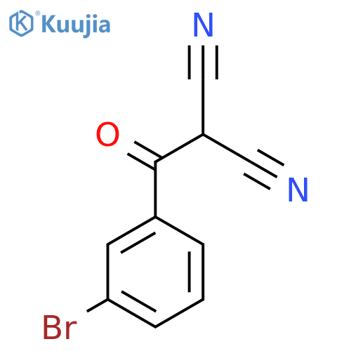 2-(3-bromobenzoyl)propanedinitrile structure