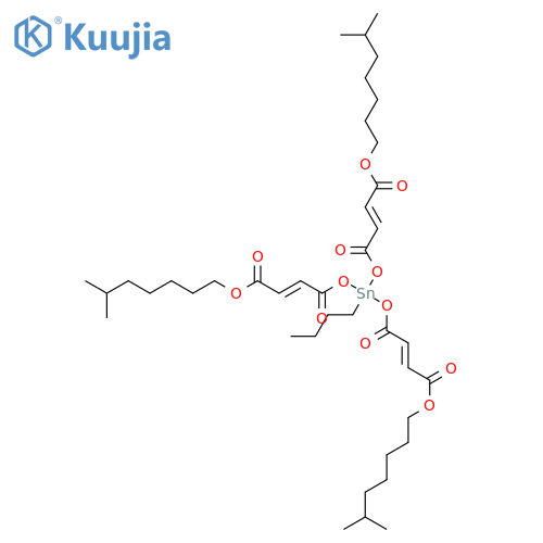 2-Butenoic acid,4,4',4''-[(butylstannylidyne)tris(oxy)]tris[4-oxo-, triisooctyl ester, (Z,Z,Z)-(9CI) structure