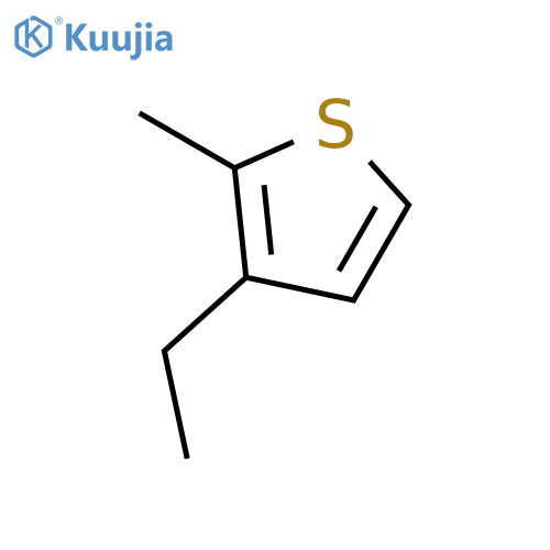 Thiophene, 3-ethyl-2-methyl- structure