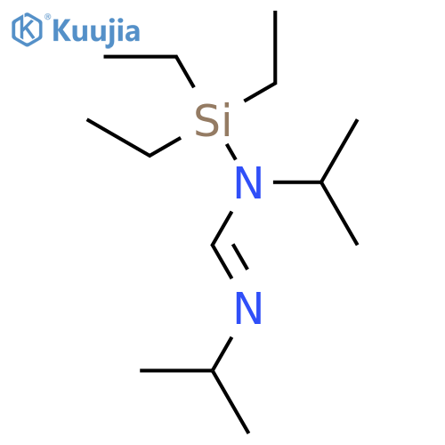 METHANIMIDAMIDE, N,N'-BIS(1-METHYLETHYL)-N-(TRIETHYLSILYL)- structure