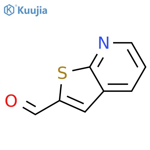 thieno2,3-bpyridine-2-carbaldehyde structure