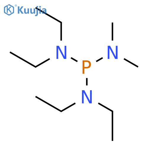 PHOSPHOROUS TRIAMIDE, N,N,N',N'-TETRAETHYL-N'',N''-DIMETHYL- structure