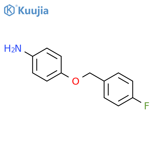 4-[(4-fluorophenyl)methoxy]aniline structure