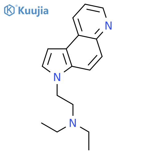 3H-Pyrrolo[3,2-f]quinoline-3-ethanamine, N,N-diethyl- structure