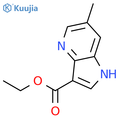 ethyl 6-methyl-1H-pyrrolo[3,2-b]pyridine-3-carboxylate structure