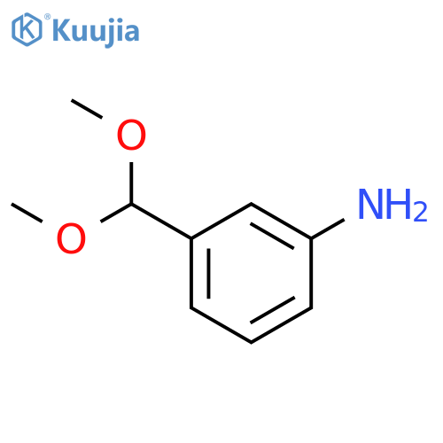 3-(dimethoxymethyl)aniline structure