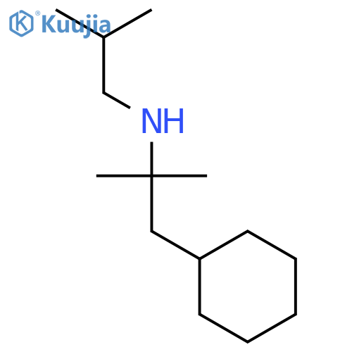 α,α-Dimethyl-N-isobutylcyclohexaneethanamine structure