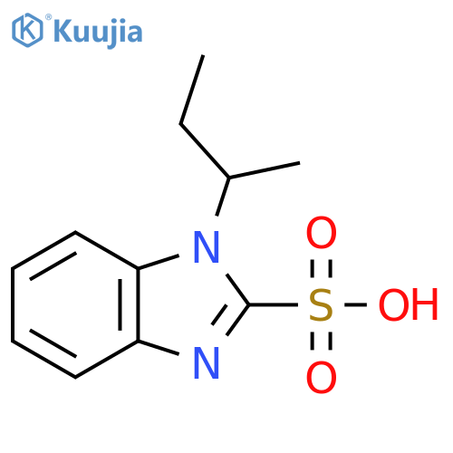 1-(butan-2-yl)-1H-1,3-benzodiazole-2-sulfonic acid structure