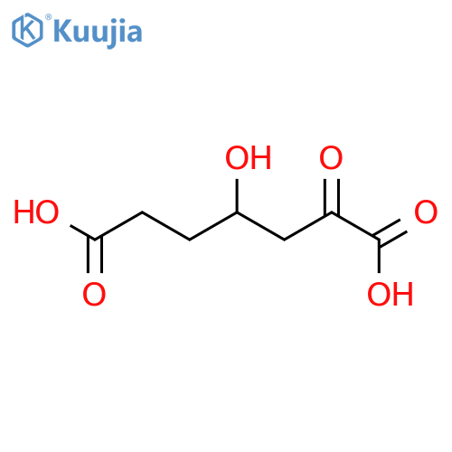 4-Hydroxy-2-oxoheptanedioic acid structure
