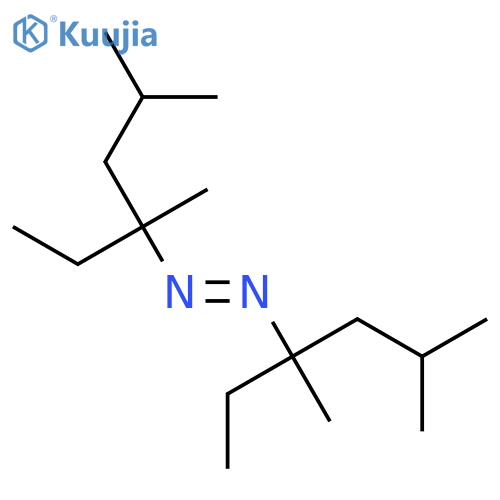 Diazene, bis(1-ethyl-1,3-dimethylbutyl)- structure