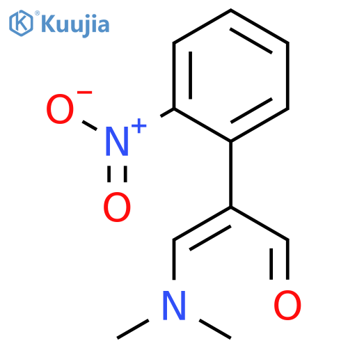 Benzeneacetaldehyde, a-[(dimethylamino)methylene]-2-nitro- structure