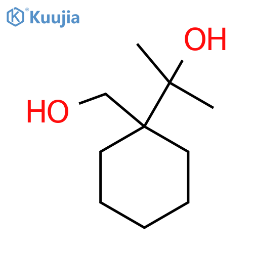 2-1-(hydroxymethyl)cyclohexylpropan-2-ol structure