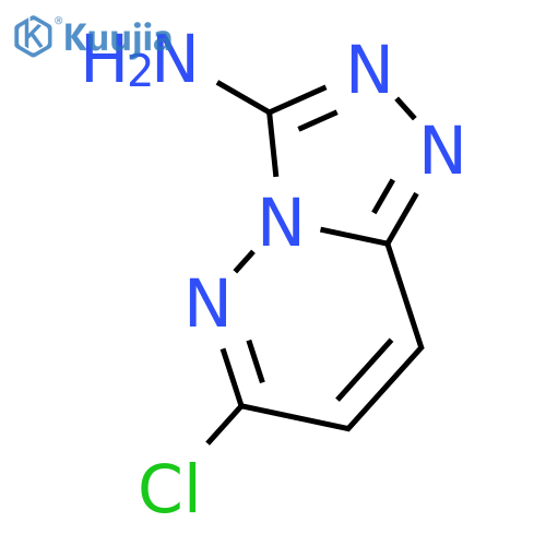 6-chloro-[1,2,4]triazolo[4,3-b]pyridazin-3-amine structure