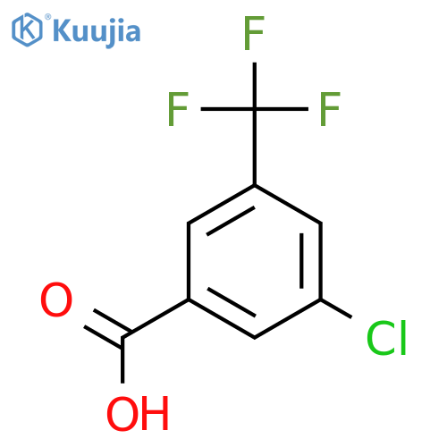 3-Chloro-5-(trifluoromethyl)benzoic acid structure