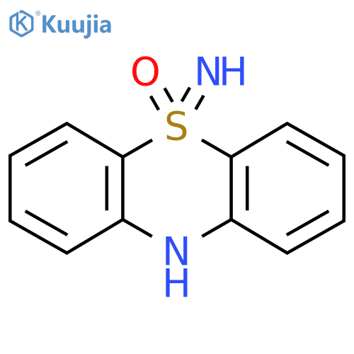 5-imino-10H-5lambda6-phenothiazin-5-one structure