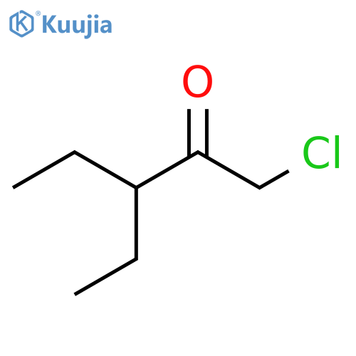 1-CHLORO-3-ETHYLPENTAN-2-ONE structure