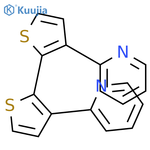 Pyridine, 2,2'-[2,2'-bithiophene]-3,3'-diylbis- structure
