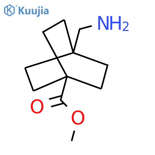 Methyl 4-(aminomethyl)bicyclo[2.2.2]octane-1-carboxylate structure