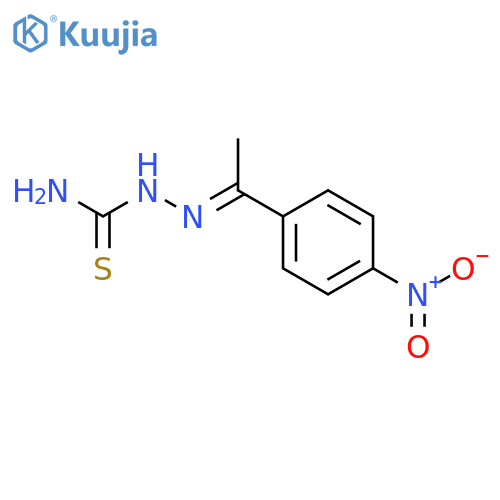 Hydrazinecarbothioamide, 2-[1-(4-nitrophenyl)ethylidene]- structure
