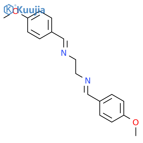 1,2-Ethanediamine,N1,N2-bis[(4-methoxyphenyl)methylene]- structure