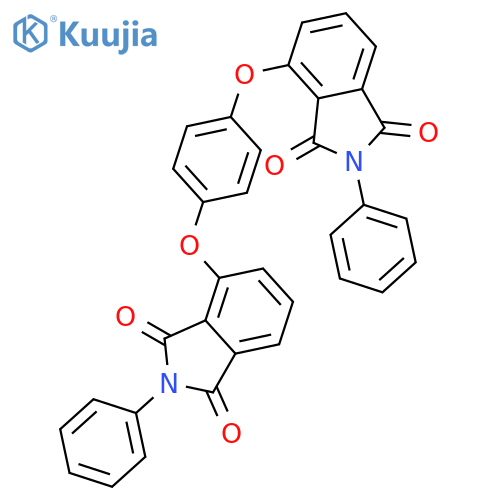 1H-Isoindole-1,3(2H)-dione, 4,4'-[1,4-phenylenebis(oxy)]bis[2-phenyl- structure