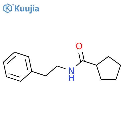 Cyclopentanecarboxamide, N-(2-phenylethyl)- structure