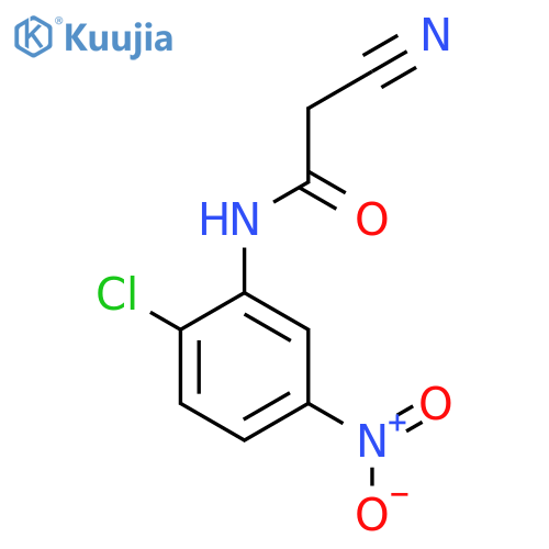 N-(2-Chloro-5-nitrophenyl)-2-cyanoacetamide structure