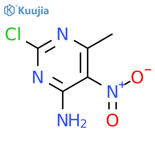 4-Amino-2-chloro-6-methyl-5-nitropyrimidine structure