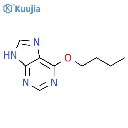 6-n-Butoxypurine structure