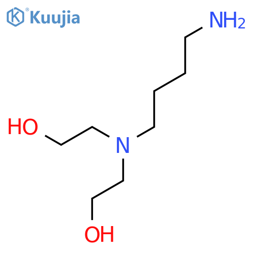 ETHANOL, 2,2'-[(4-AMINOBUTYL)IMINO]BIS- structure