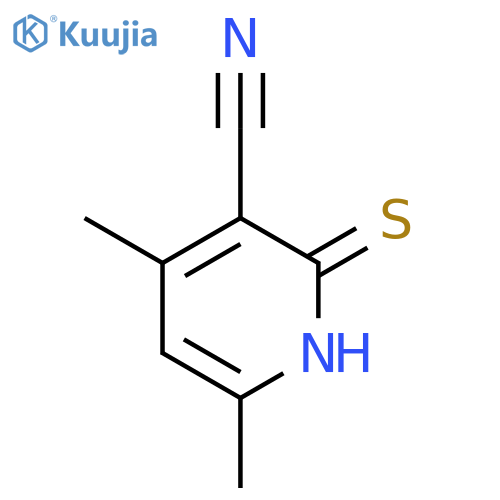 4,6-dimethyl-2-sulfanylpyridine-3-carbonitrile structure